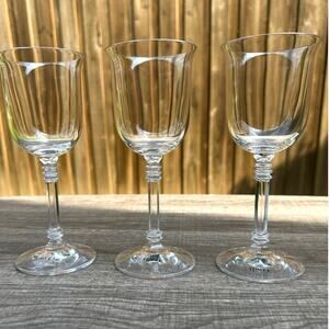 Towle TOC71NO Elegant Austrian Crystal Water Goblet -Excellent-Set of 3